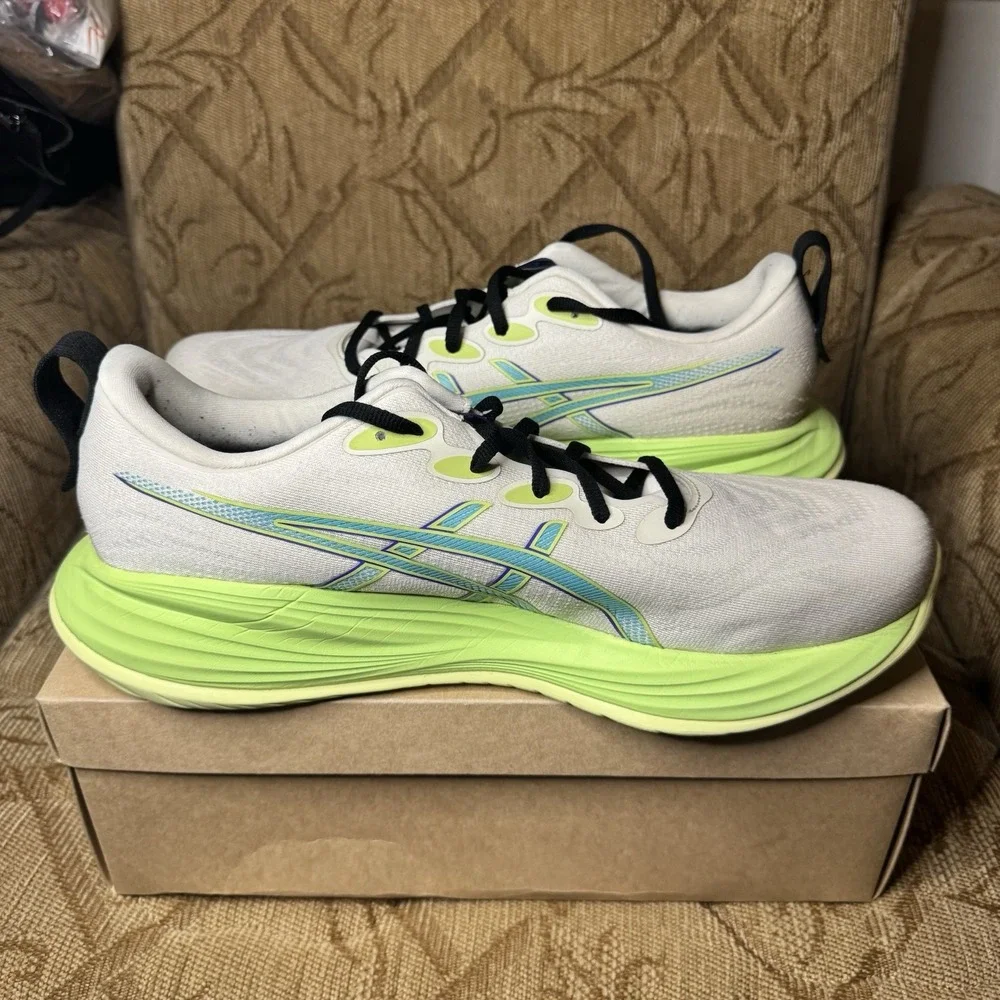 Asics Gel-Cumulus 27 Shoes Men's Size‎ 15 Neon Sneakers EUC!